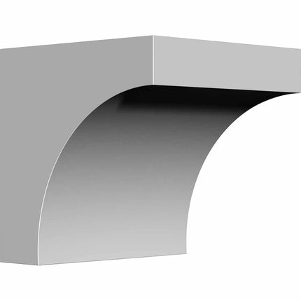 Ekena BKT07X07X07ST W D x 7 1/4" H Stockport Bracket, Primed