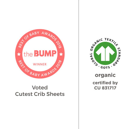 Burt's Bees Baby Essential Organic Cotton Fitted Crib Sheet, Breathable for Boy Girl Standard Crib & Toddler Mattresses