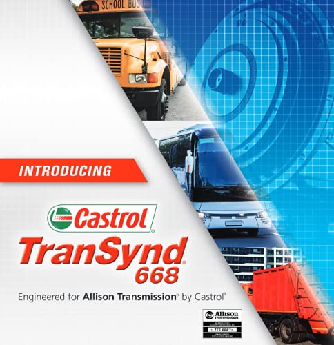Castrol TranSynd 668 Full-Synthetic Transmission Fluid for Allison 1 pail (5 gallons/18.9L)