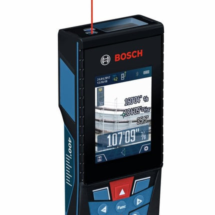 Bosch GLM400CL Blaze Outdoor Laser Measure with Camera, 400'