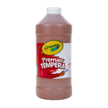 Premier Tempera Paint, Brown, 32 oz