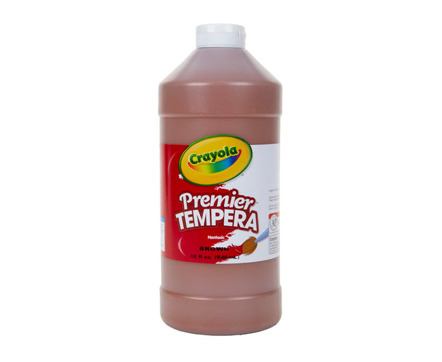 Premier Tempera Paint, Brown, 32 oz