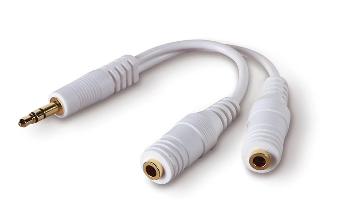 Belkin Speaker and Headphone Splitter, Standard, W