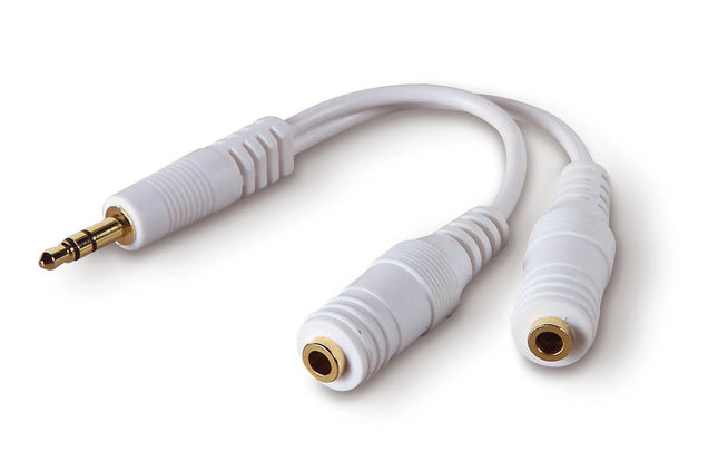 Belkin Speaker and Headphone Splitter, Standard, W
