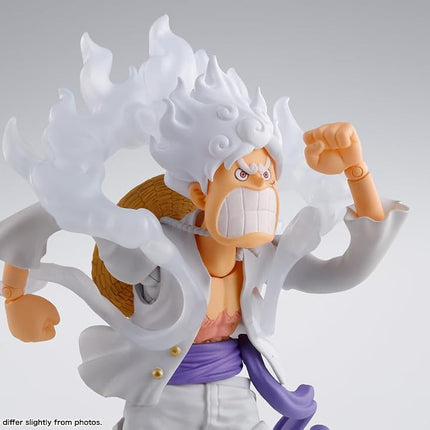 TAMASHII NATIONS - One Piece - Monkey D. Luffy -GEAR5-, Bandai Spirits S.H.Figuarts Action Figure