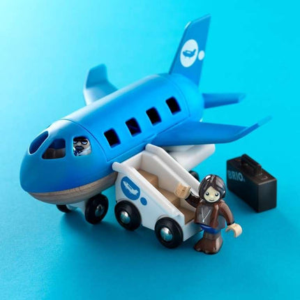 BRIO World 33306 Airplane Set 5 Piece Wooden Toy for Kids Ages 3+