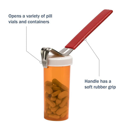 Apothecary Products Pill, Medicine, Vitamin Container Opener | Easily Open a Variety of Storage Vials