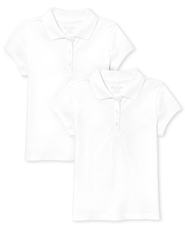 The Children's Place Girls' Short Sleeve Polo, Pac