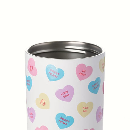 Simple Modern Trek Pivot With Handle 30 Oz Flip Straw Tumbler For Her Gifts Valentines Day Word Hearts Pattern Stainless Steel Jug Interchangeable Straw And Chug Lids