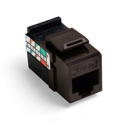 Leviton 5G108-RB5 GIGAMAX CAT 5E UTP Jack, Brown