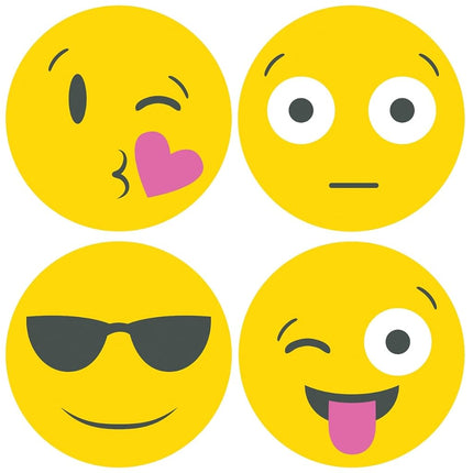 Post-it Printed Notes, 2 Pads/Pack, 30 Sheets/Pad, 3x3 in, Emoji Designs, 4 Alternating Faces (BC-2030-EMOJI)