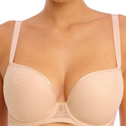 Freya Tailored Plunge T-Shirt Bra Natural Beige Be