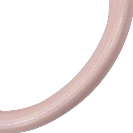 Funda para volante Carbella con brillo reluciente, acabado brillante, apta para volantes de 14.5 a 15 pulgadas, brillante con purpurina - Rosa Craquelado