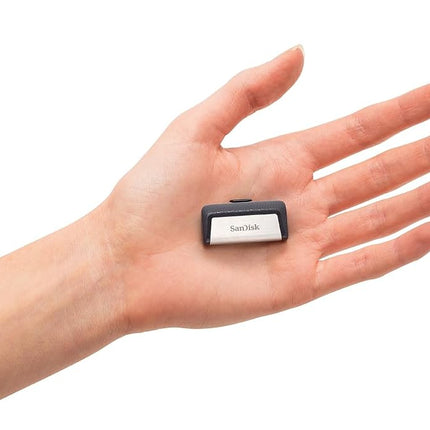 SANDISK Ultra Dual Drive USB Type-C Flash Drive 256GB (Phone Storage, for smartphones, tablets, Macs and computers, Retractable Double Connection USB Type-C & Type A, 150MB/s Transfer rates)
