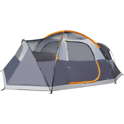 Amazon Basics Dome 4-Person Camping Tent with Rainfly, Waterproof & Windproof Camping, Ideal for Back Packing
