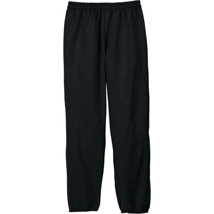 Hanes Men's Fleece Sweatpants, EcoSmart Athletic Lounge Pants, 32" (1 Or 2 Pack), Black-1 Pack, Medium