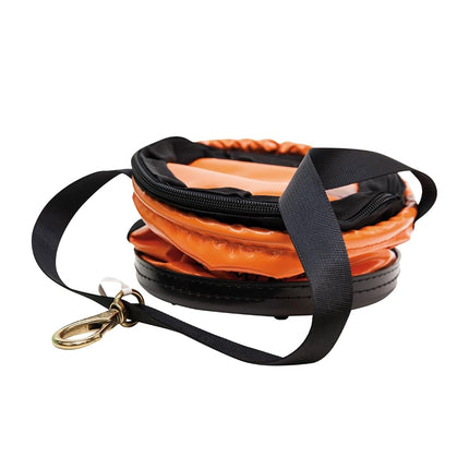 KLEIN TOOLS 5109CSV Cubo de herramientas, cubo de liniero de vinilo con cierre superior, con broche giratorio y asa de cincha, 30 cm, soporte de herramientas con capacidad de carga de 45 kg