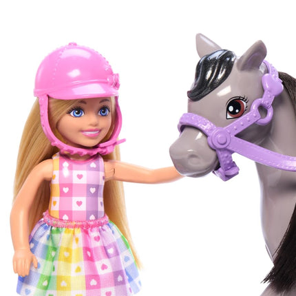 Barbie Club Chelsea Doll, Horse & Riding Theme Playset