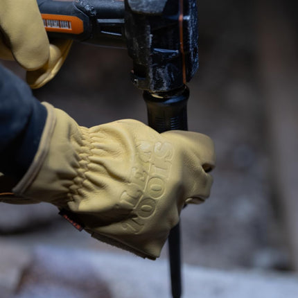 Klein Tools 6007DD 5/16-Inch Keystone Demolition Driver, 7-Inch Blade, Steel Tip-to-Cap Construction, Cushion-Grip™ Handle, Oversized Strike Cap, Square Shank with Wrench Assist