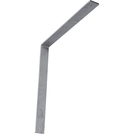 Ekena Millwork BKTM02X20X20HAHLB Steel Bracket Hamilton, 2"W x 20"D x 20"H, Hammered Light Blue