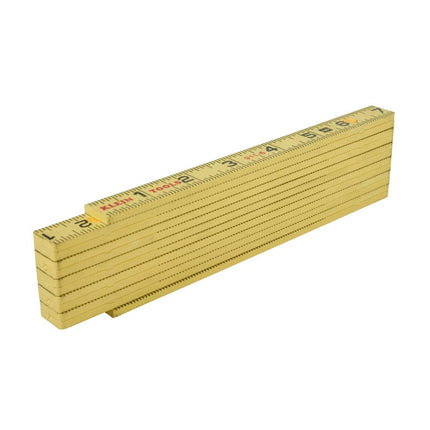 Klein Tools 911-6 Regla Plegable de 6 Pies, Fibra de Vidrio Duradera, Lectura Exterior