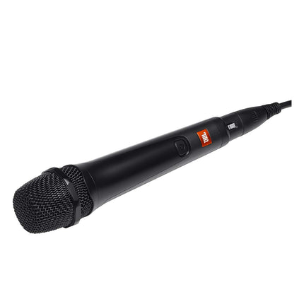 JBL PartyBox Mic 100: Micrófono vocal dinámico con cable, Rendimiento de calidad, Rejilla metálica con filtro anti-viento, Fácil de usar, Patrón polar cardioide, Diseño industrial premium (Negro)