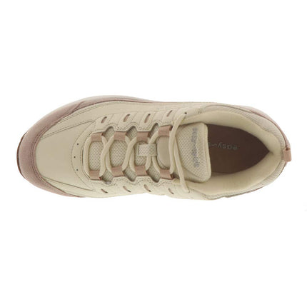 Easy Spirit Women's Romy Leather Walking Shoe, Taupe-Antique White, 10.5
