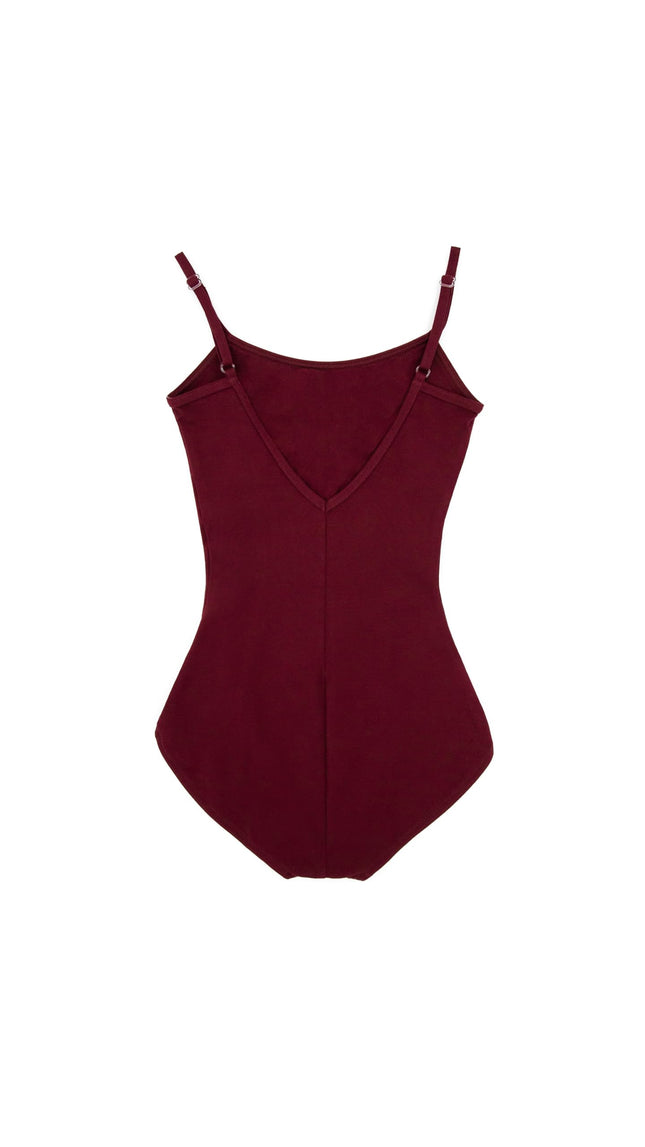 Justaucorps caraco réglable pour femme Capezio,Bourgogne,Small