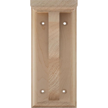 Ekena BKT03X05X07HAMA 3-Inch Width x 5-Inch Depth x 7-Inch Height Hamilton Traditional Bracket - Maple