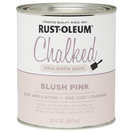 Rustoleum 285142 30 Oz Blush Pink Chalked Ultra Matte Paint