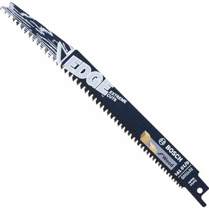 Bosch RPRW8 5 Pc. 8 in. 6/10 TPI Edge Reciprocating Saw Blades for Wood
