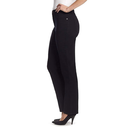 Gloria Vanderbilt Women's Amanda Classic High Rise Tapered Jean, Black, 18 Regular, Black, 18