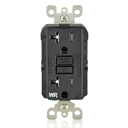 Leviton GFCI Weather-Resistant Receptacle, 20 Amp 