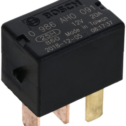 Bosch 0986AH0091 Micro Relay 12V 20A, IP5K4, Opera