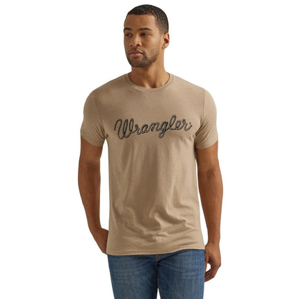 Wrangler Men's Western Crew Neck Short Sleeve Tee 