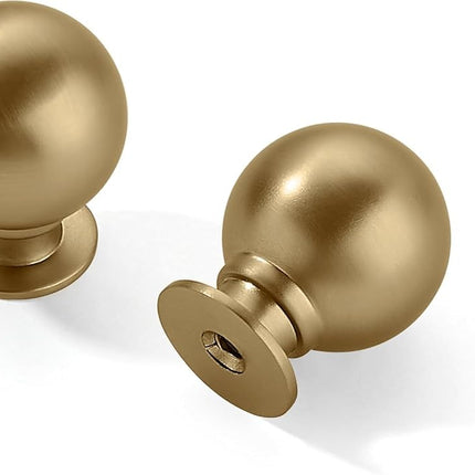 CABDM 15 Pack 1 Inch Vintage Ball Champagne Bronze