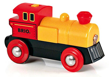 BRIO World Two Way Battery Powered Engine Train for Kids Age 3 Years Up - Compatible with all BRIO Railway Sets & Accessories