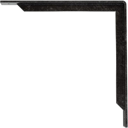 Ekena Millwork BKTM02X16X16STASV Steel Bracket Stockport, 2"W x 16"D x 16"H, Antiqued Silver