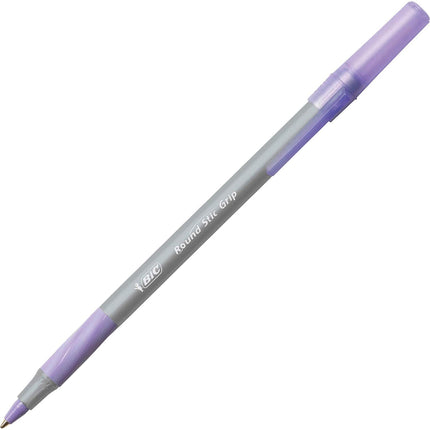 Medium Ultra Round Stic Grip Ballpoint Stick Pen, 12/Pack [Set of 3]