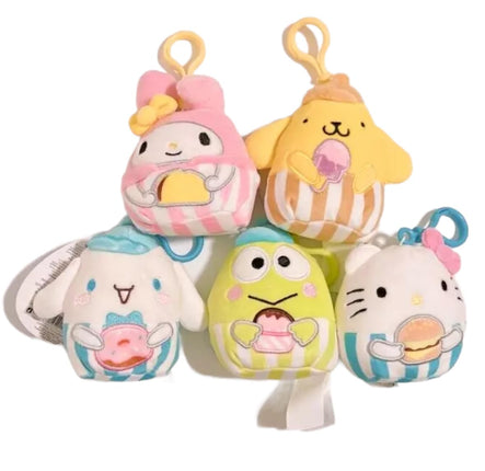 Squishmallows Hello Kitty Mini Plush Dolls, Set of