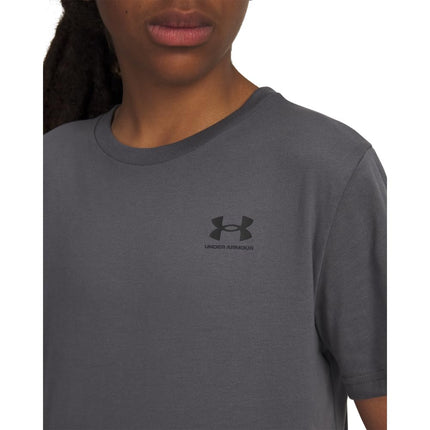 Under Armour Boys Sportstyle Left Chest T-Shirt Gray S