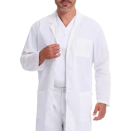 Dickies Unisex 40-Inch Lab Coat, White, Small