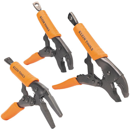 Klein Tools 38665 Locking Pliers Set, Long Nose 6-