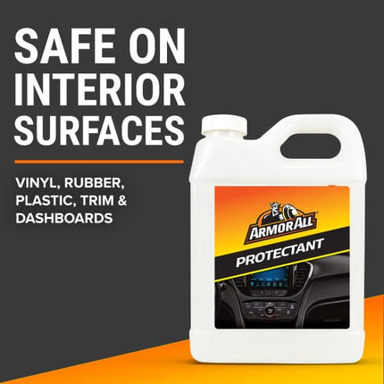 Armor All Car Protectant Refill, Car Interior Cleaner with UV Protection, 1 Gal Each, 4 Pack