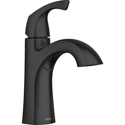 Moen Lindor 84505BL Matte Black 1-Handle Single Ho