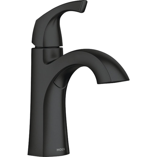 Moen Lindor 84505BL Matte Black 1-Handle Single Ho