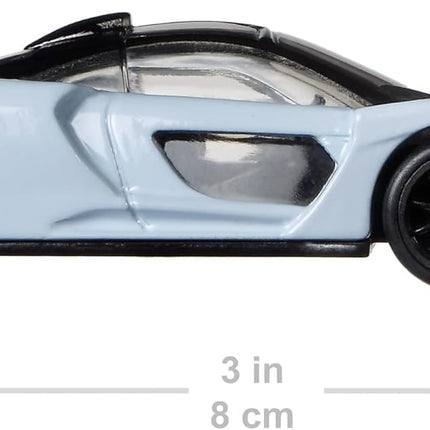 Hot Wheels Die Cast Modell McLAREN Senna - 1:64 Scale, Length 7 cm Premium Real Riders GRJ78