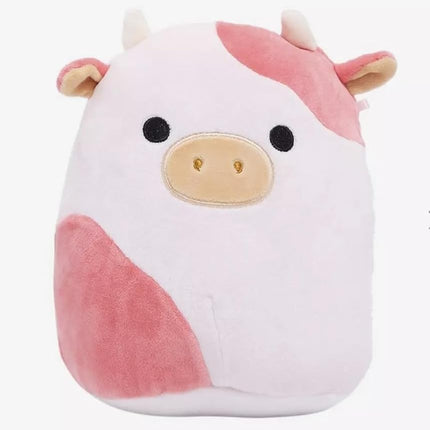 Squishmallows 8" Reshma The Cow - Officially Licensed Kellytoy Plush - Collectible Soft & Squishy Stuffed Animal Toy - Add to Your Squad - Gift for Kids, Girls & Boys - 8 Inch Pink Cow