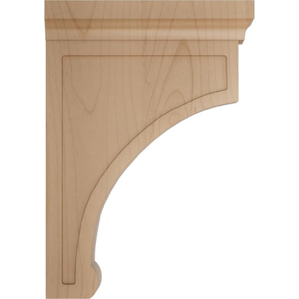 Ekena BKTW02X07X10GOAL 2 1/2-Inch Width x 7-Inch Depth x 10-Inch Height Large Gomez Wood Bracket - Alder