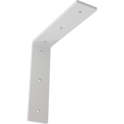 Ekena Millwork BKTM02X08X08HAPWH Steel Bracket Hamilton, 2"W x 8"D x 8"H, White Primer
